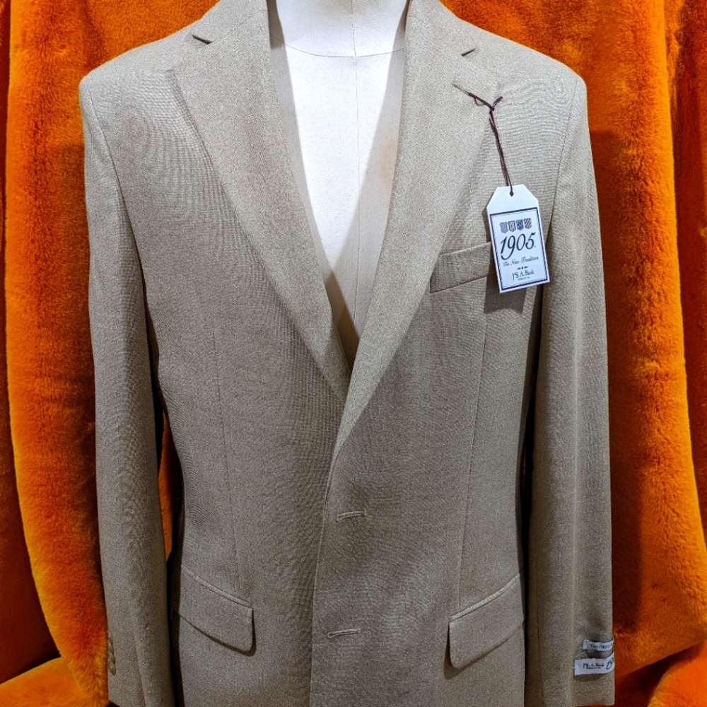 42L men's sport coat nwt Jos a Bank